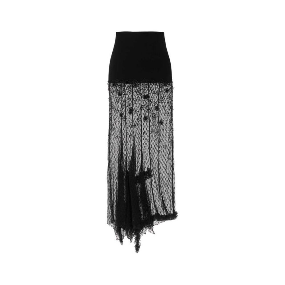 Isabel Marant Women Black Stretch Lace Ioana Skirt